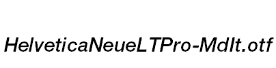 HelveticaNeueLTPro-MdIt