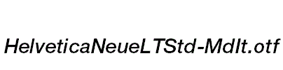 HelveticaNeueLTStd-MdIt