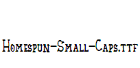 Homespun-Small-Caps