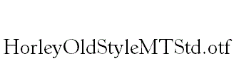 HorleyOldStyleMTStd