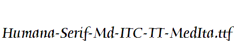 Humana-Serif-Md-ITC-TT-MedIta