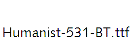 Humanist-531-BT