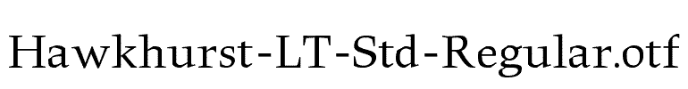 Hawkhurst-LT-Std-Regular