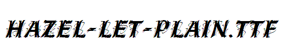 Hazel-LET-Plain