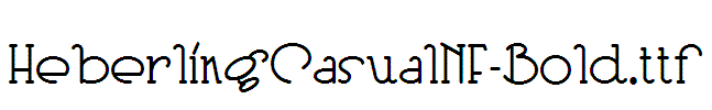 HeberlingCasualNF-Bold
