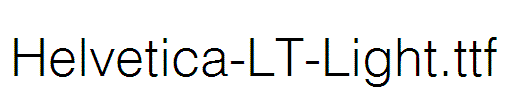 Helvetica-LT-Light