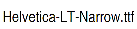 Helvetica-LT-Narrow