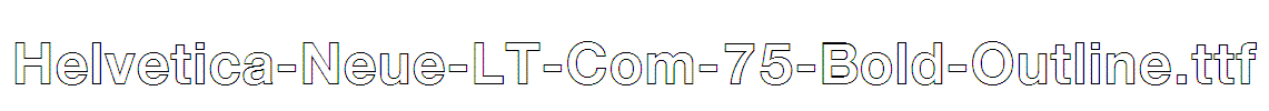Helvetica-Neue-LT-Com-75-Bold-Outline