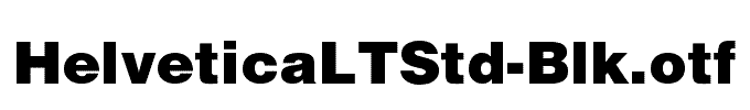 HelveticaLTStd-Blk