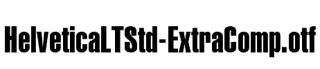 HelveticaLTStd-ExtraComp