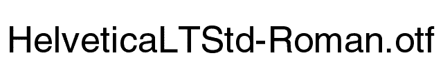 HelveticaLTStd-Roman