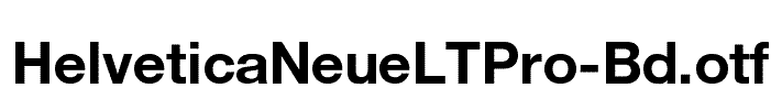 HelveticaNeueLTPro-Bd