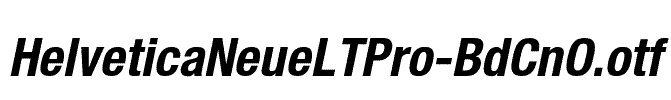 HelveticaNeueLTPro-BdCnO