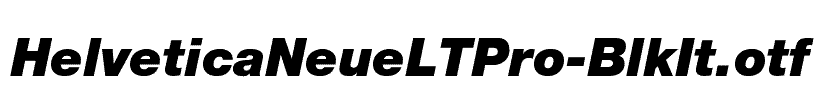HelveticaNeueLTPro-BlkIt