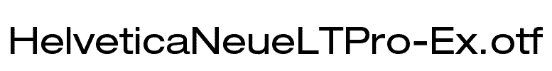 HelveticaNeueLTPro-Ex