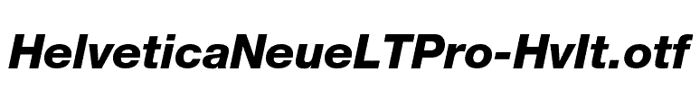 HelveticaNeueLTPro-HvIt