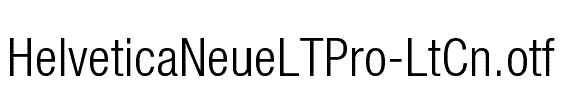 HelveticaNeueLTPro-LtCn