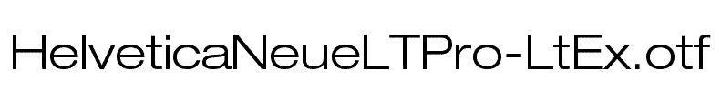 HelveticaNeueLTPro-LtEx