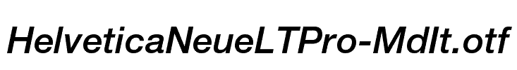 HelveticaNeueLTPro-MdIt