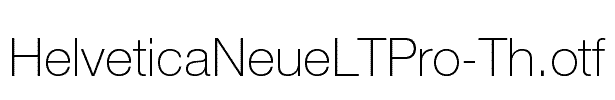 HelveticaNeueLTPro-Th