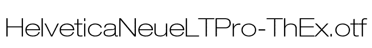 HelveticaNeueLTPro-ThEx