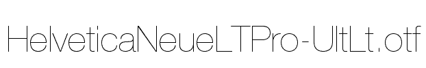 HelveticaNeueLTPro-UltLt