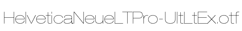 HelveticaNeueLTPro-UltLtEx