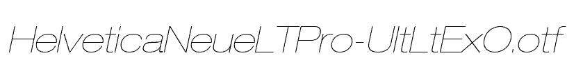 HelveticaNeueLTPro-UltLtExO