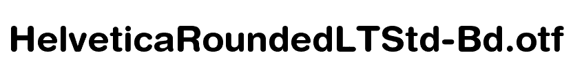HelveticaRoundedLTStd-Bd
