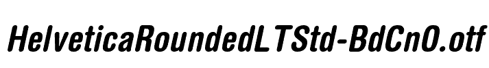HelveticaRoundedLTStd-BdCnO