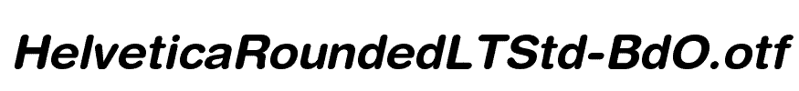 HelveticaRoundedLTStd-BdO