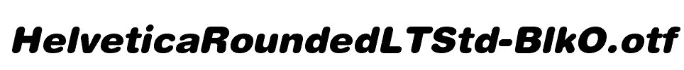 HelveticaRoundedLTStd-BlkO
