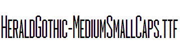 HeraldGothic-MediumSmallCaps