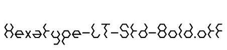 Hexatype-LT-Std-Bold