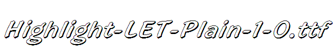 Highlight-LET-Plain-1-0