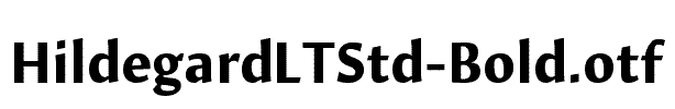 HildegardLTStd-Bold
