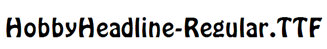 HobbyHeadline-Regular