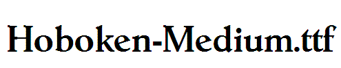 Hoboken-Medium