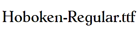 Hoboken-Regular