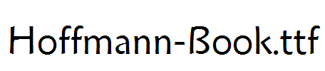 Hoffmann-Book