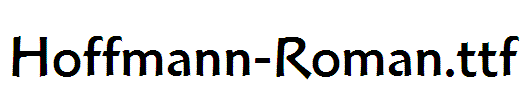 Hoffmann-Roman