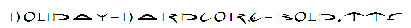 Holiday-hardcore-Bold