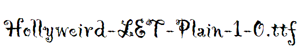 Hollyweird-LET-Plain-1-0