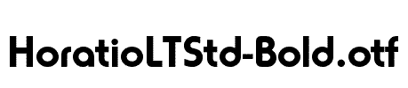 HoratioLTStd-Bold