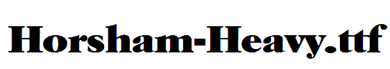 Horsham-Heavy