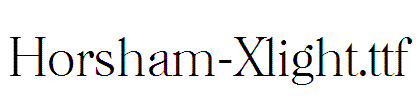 Horsham-Xlight