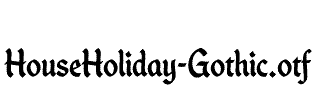 HouseHoliday-Gothic