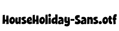 HouseHoliday-Sans