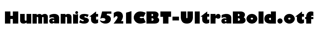 Humanist521CBT-UltraBold