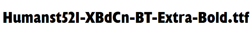 Humanst521-XBdCn-BT-Extra-Bold